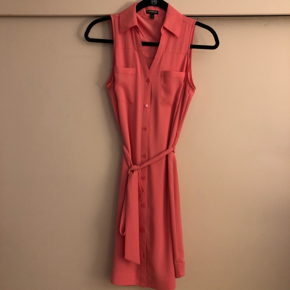 Express belted shirt dress size XS